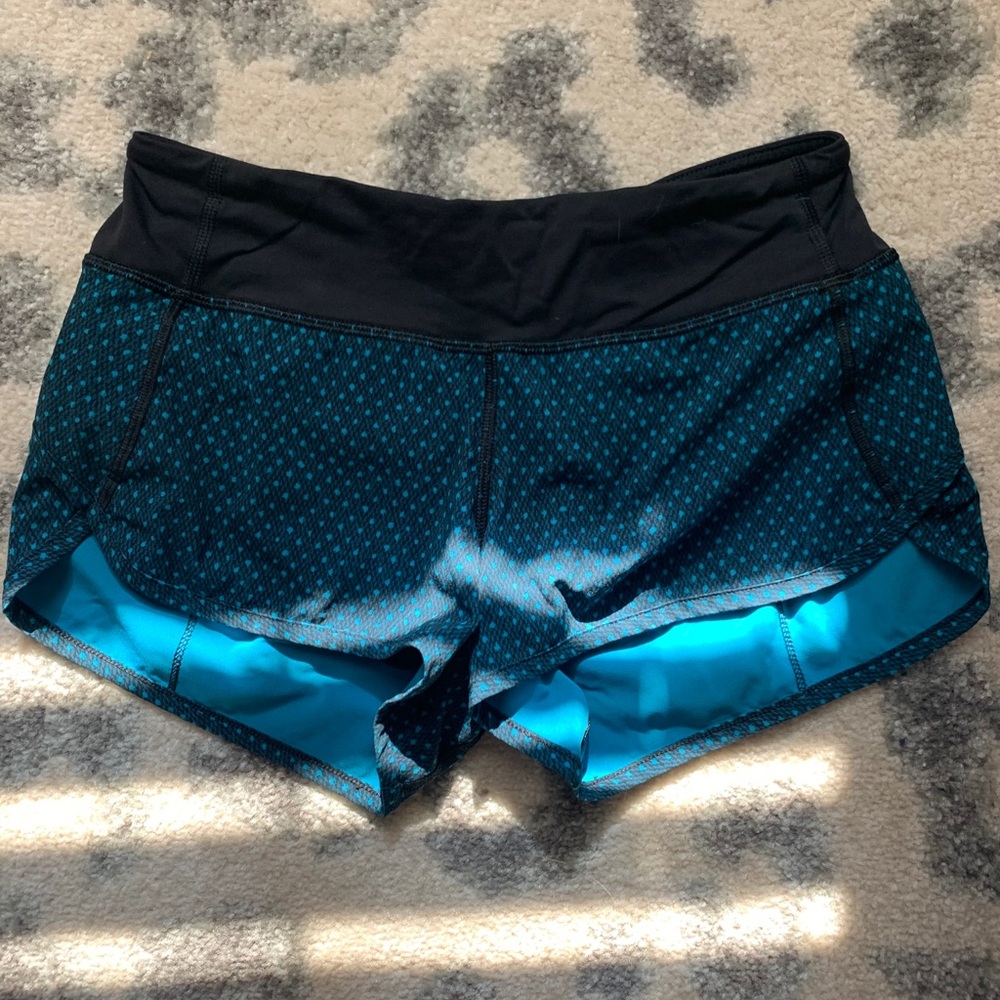 Great condition Lululemon speed up shorts 2!